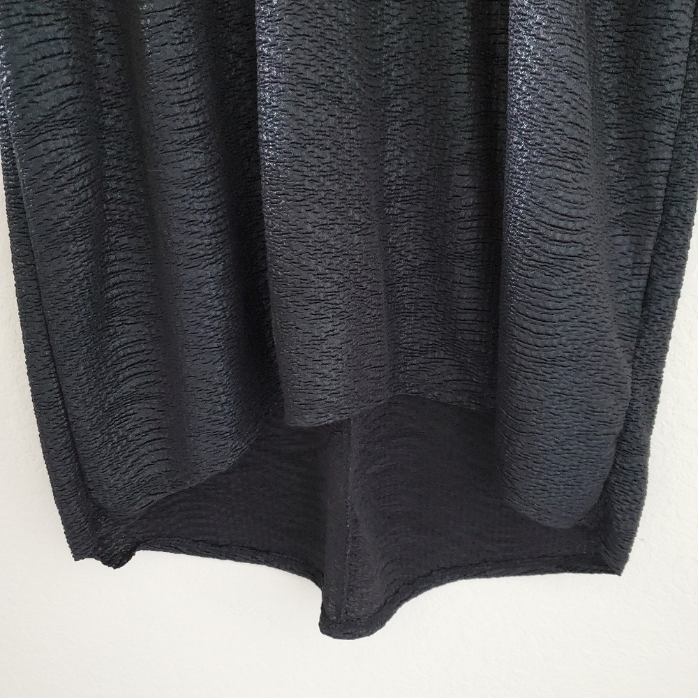 Zara Basic Evening Textured Shimmer Effect Tunic - image 4